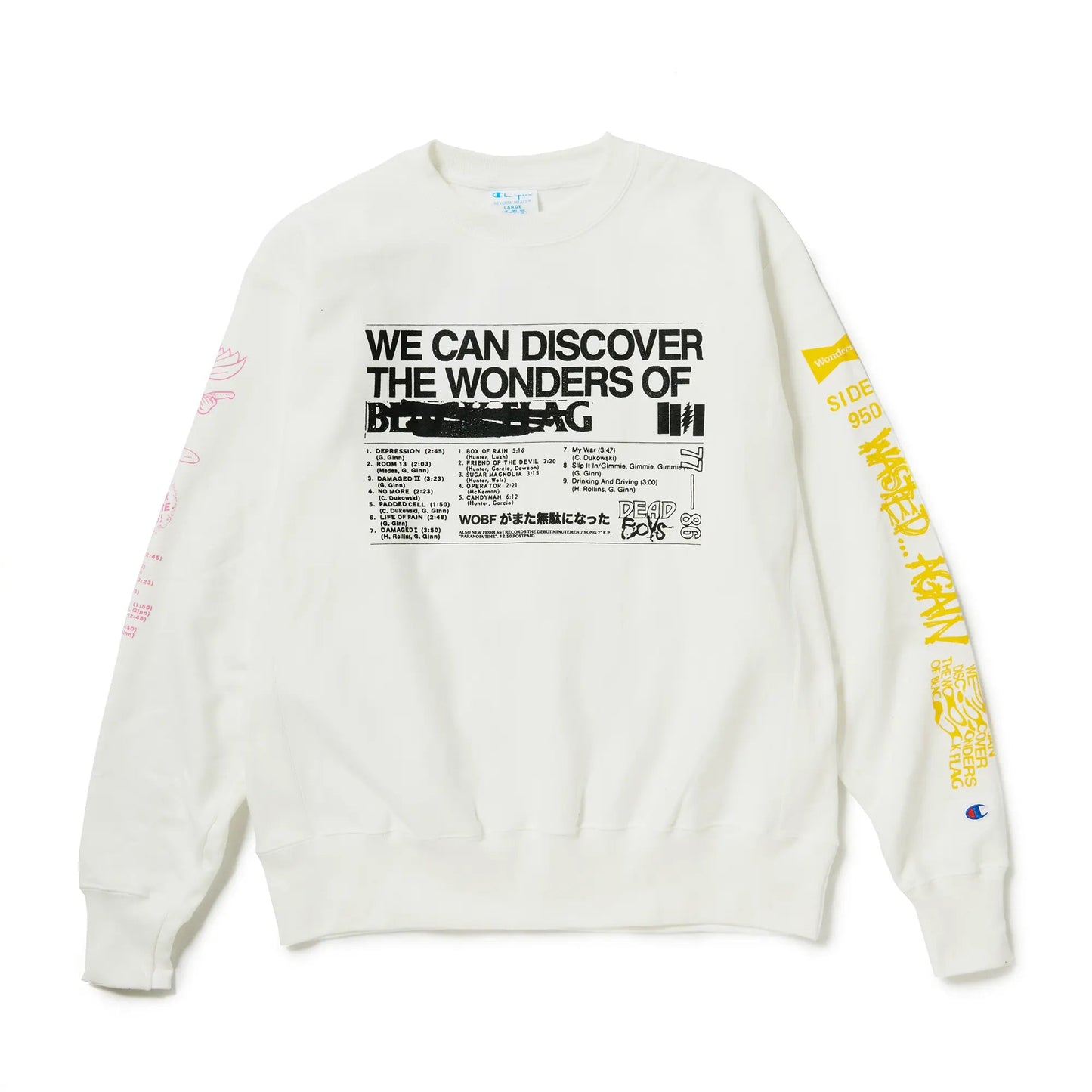 WOBF  SKULL & ROSES (THE RETURN)CHAMPION CREWNECK